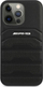 Kapak telefoni Mercedes Benz AMG Line për iPhone 14 Pro 6.1", lëkurë, i zi