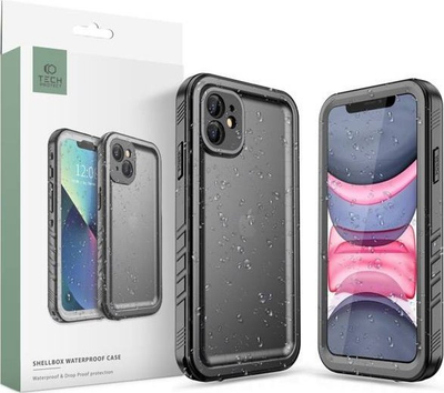 Mbrojtëse telefoni Tech-Protect ShellBox IP68 për iPhone 11, 360°, e zezë