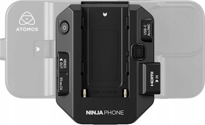 Monitor video për smartphone Atomos Ninja Phone, 94g, lidhje pa vonesë, i zi