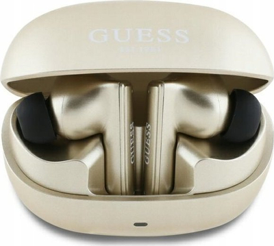 Kufje wireless Guess Capsule GUTWST88MCTGD, ANC ENC, TWS, gold