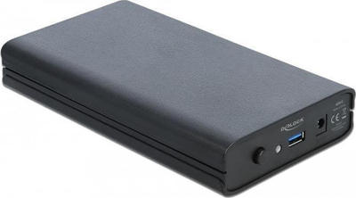 Kuti e jashtme për disk DeLOCK, 3.5" SATA, USB 3.1 Gen 1, e zezë