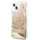 Kapak telefoni Guess për iPhone 13 6.1", me glitter, ngjyrë gold