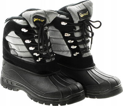 Çizme dimri Geko Winter Snow Boots Insulated High, të izoluara, madhësia 44, të zeza