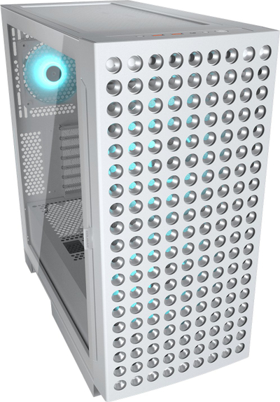 Kasa PC Cougar Airface Eco RGB, Mid Tower, ATX, e bardhë