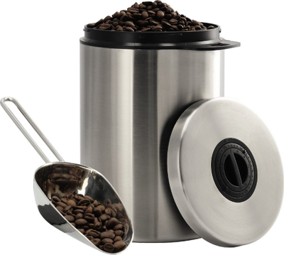 Enë kafeje Xavax, çelik inox, 1 kg, me lugë matëse