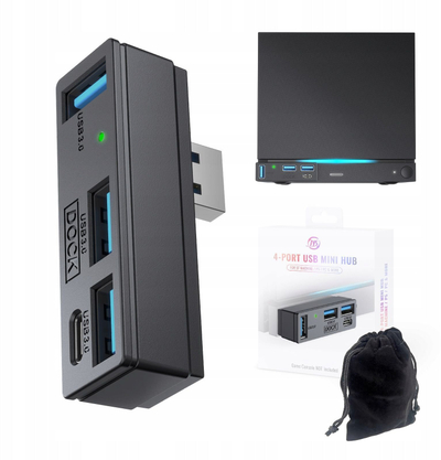 Hub USB JYS SB11944, 4 porta, USB 3.0, i zi