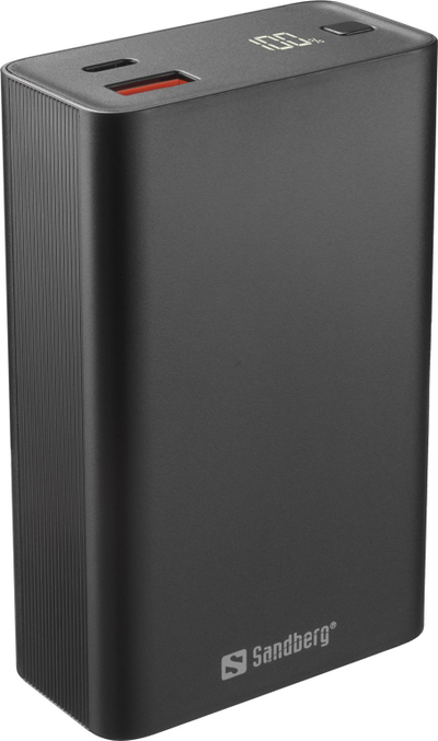 Powerbank Sandberg Travel Powerbank 20000 PD65W, 20000mAh, 65W, i zi