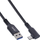 Kabllo USB InLine USB 3.2 Gen 1, USB C me USB A, 5m, e zezë