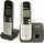 Telefon Panasonic KX-TG6812PDB, i zi/i argjendtë