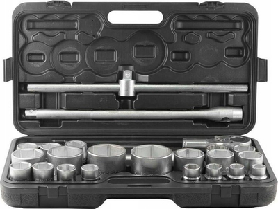 Set çelësash gyp Forcekraft 68262 5, 26 copë, 3/4" 1", në valixhe