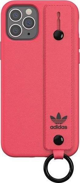 Mbajtëse telefoni Diesel adidas OR Hand Strap Case për iPhone 12 / 12 Pro 6.1\", rozë me të zeza