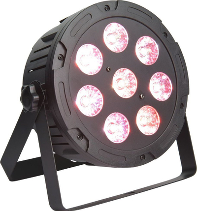 Reflektor LED Light4Me Penta 8x12W MKII RGBWA PAR, DMX, i zi