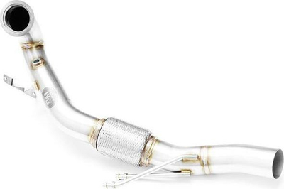 Downpipe RM Motors VW Golf VII R, çelik inox, tub 76 mm