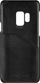 Заштитна маска за телефон Bugatti Rear Case Londra, кожа, за Samsung Galaxy S9, црна