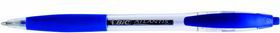 Stilolaps BIC Atlantis me klik, majë mesatare 1.0mm, pako me 12 copë, bojë blu