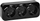 Prizë murale ToDo 3-fishe, 16A 230V, IP20, e zezë, set 10 copë