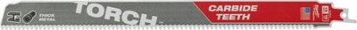 Teh sharre reciproke Milwaukee Torch, 12", 10 TPI, gri me të kuqe