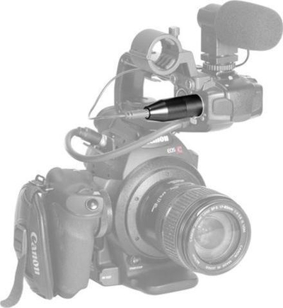 Adapter audio BOYA 35C-XLR, 3.5mm jack në XLR, trup metalik i zi