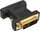 Adapter video InLine 17780P, DVI A në VGA, i zi