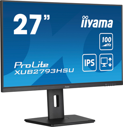Монитор ијама ПроЛајт XUB2793HSU, 27", IPS, 100Hz, црн