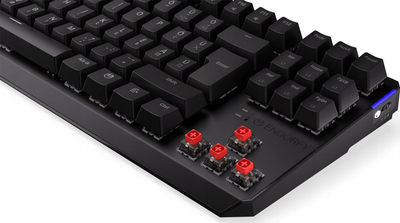 Tastierë mekanike gaming Endorfy Thock, Kailh Box Red, RGB, pa kabllo, e zezë
