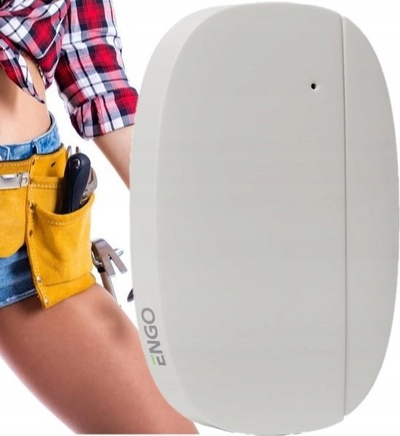 Senzor dere dhe dritare Engo Salus Tuya Zigbee 3.0, pa tela, i bardhë