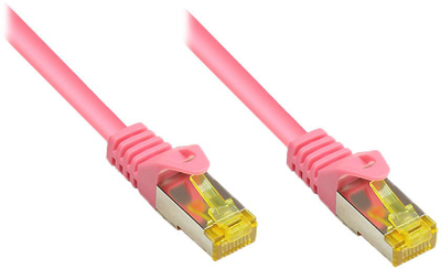 Kabllo rrjeti Good Connections RNS, RJ45 Cat7, 1.5m, magenta