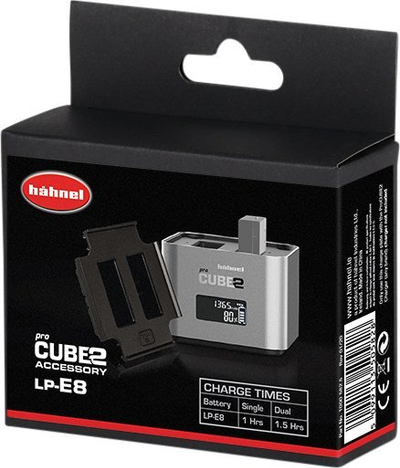 Pllakë karikimi Hahnel ProCUBE 2, për bateri Canon LP-E8