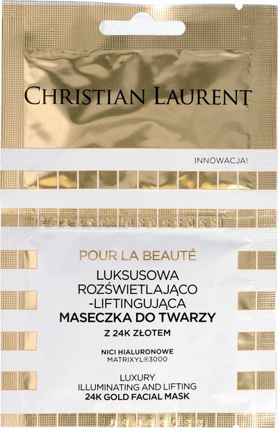 Maskë zbardhuese për fytyrë Christian Laurent POUR LA BEAUTÉ, 2 x 5 ml