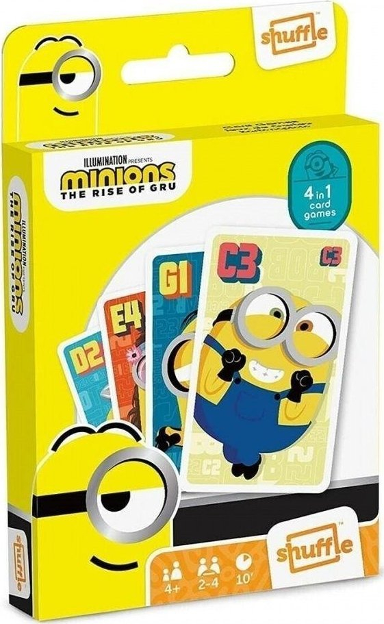Lojë letra Cartamundi Minions The Rise of Gru, familjare, 32 letra