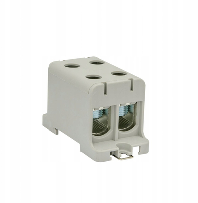 Bllok shpërndarës Elektro-Plast WLZ35/2x95, 2x1 pol, Al/Cu 16–95 mm², gri