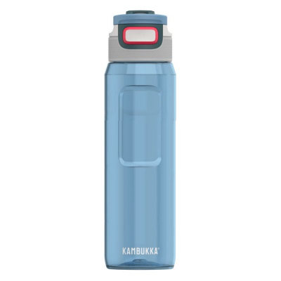 Шише за вода Kambukka Tritan Renew Snapclean, 1000 ml, без BPA, проѕирно сино