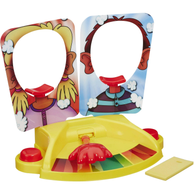 Lojë argëtuese Hasbro Gaming Pie Face Showdown, shumëngjyrëshe