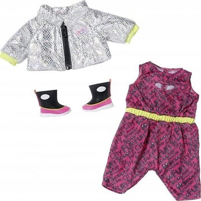 Set gjanash për kukulla Zapf Creation BABY born City Deluxe Scooter, për kukulla 43 cm, me shumë ngjyra