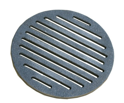 Grilë e rrumbullaktë, 245mm, gri
