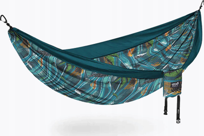 Varëse kampingu ENO DoubleNest Print, 2.9m, mban peshë të madhe, blu