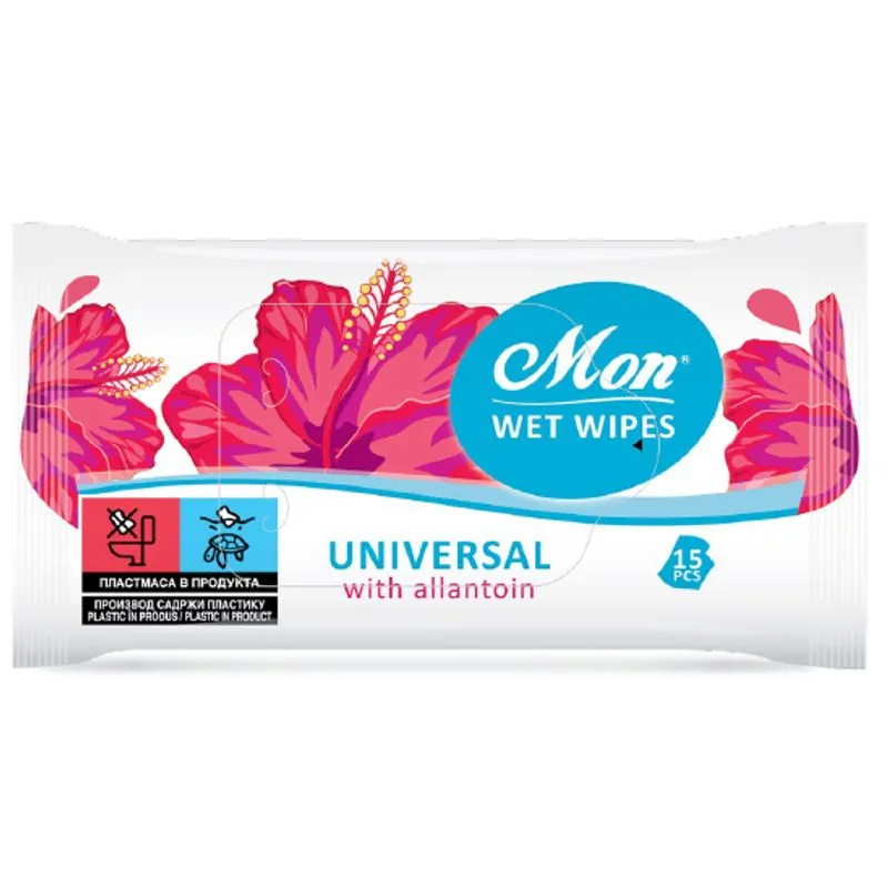 Lecka Wet Wipes Mon Universal 15pcs