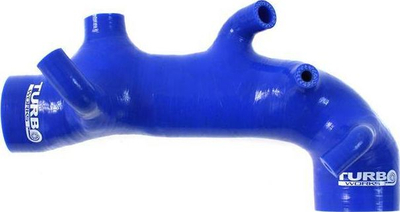 Tub silikoni marrje TurboWorks Subaru Impreza GRB GH8 WRX STI, i përforcuar, rezistencë deri 200°C, blu