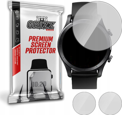 Film mbrojtës matte GrizzGlass për Realme TechLife Watch R100, paketim me 2 copë, transparent