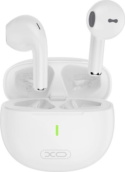 Kufje Bluetooth XO X26 TWS, in ear, Bluetooth 5.1, të bardha