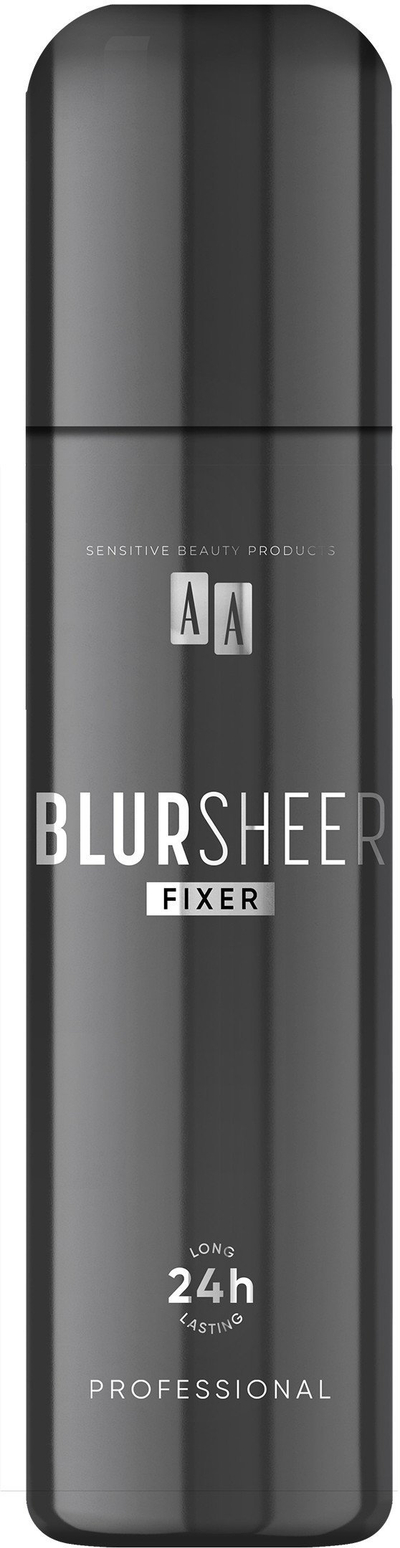 Фиксирачки спреј за шминка AA Blur Sheer Fixer, 24 часа, професионален, црн