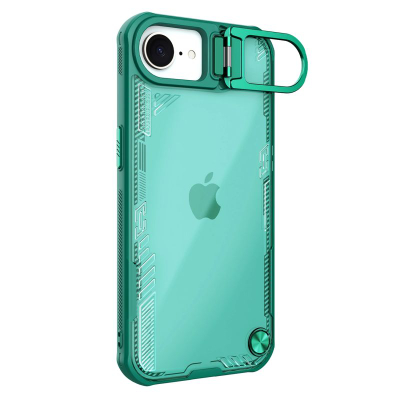 Mbrojtëse telefoni Nillkin Iceblade Prop për iPhone 16e, me këmbëzim, jeshile