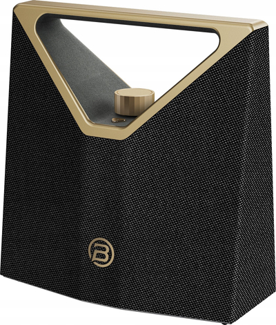 Altoparlant Bluetooth BUGANi Brief Plus, 80W, IPX5, i zi me të artë