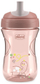 Gotë trajnimi Chicco Advanced Cup 12m+, me pipëz, 266 ml, rozë