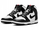 Atlete Nike Dunk High W DD1869-103, lëkurë, të zeza dhe të bardha