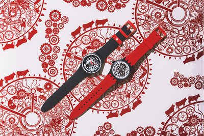 Orë dore Swatch Sistem Schwiiz SUTB404