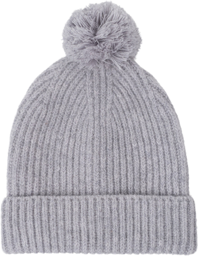 Kapelë bebe Lodger Merino Wool Drizzle, 100% lesh merino, 3-6 mujsh, gri