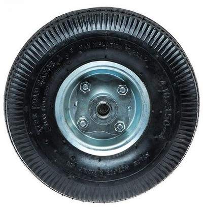 Rrotë rezervë për karrocë ActiveJet PR1805-1A, plastike, me kushineta, e zezë