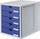 Sirtar Han System Box HN145014-10, A4, i hirtë/i kaltër