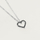 Qafore PDPAOLA Black Heart Silver CO02-221-U